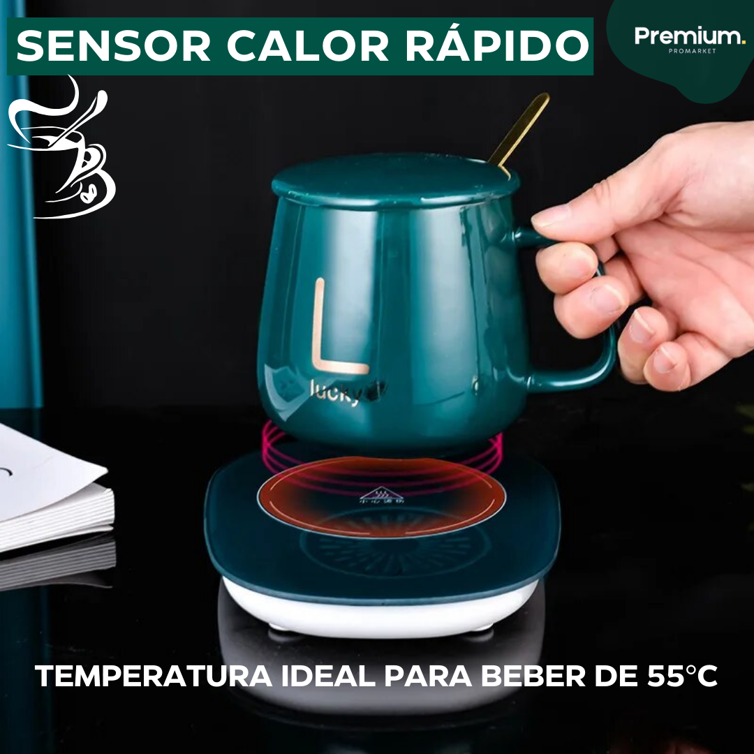 TAZA CON CALENTADOR ELECTRICO "MAMÁ TE AMO" + ENVIO GRATIS + PAGA EN CASA