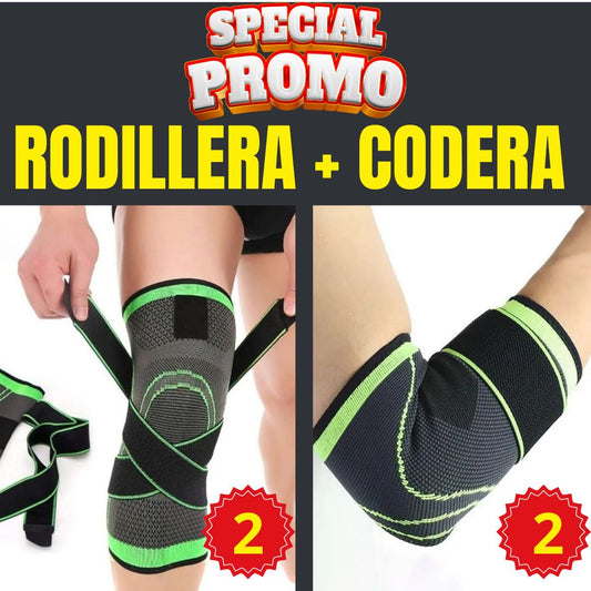 PROMOCION ESPECIAL - Rodilleras x2 y coderas x2