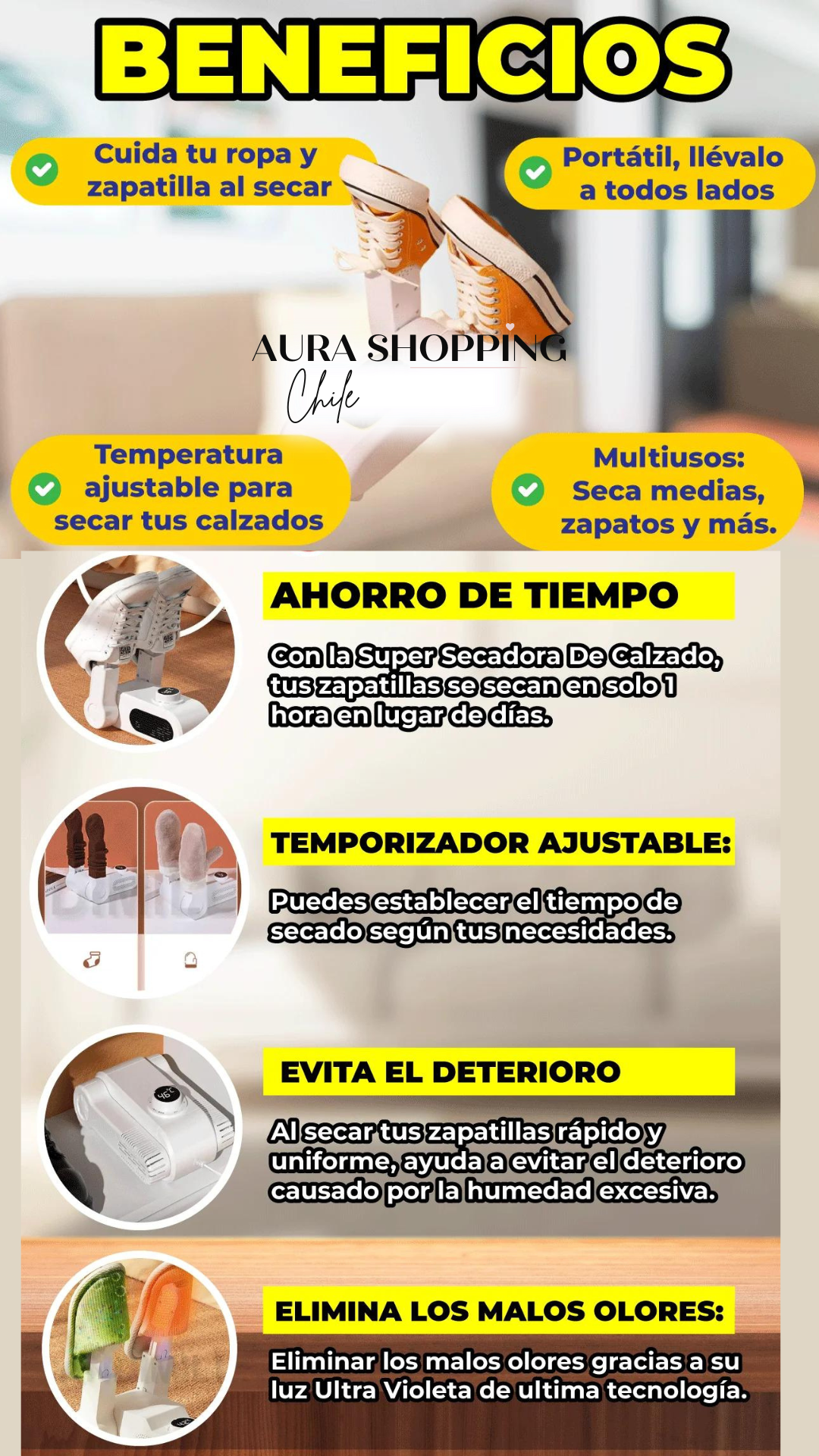 Secador de Calzado Electrico + ENVIO GRATIS + PAGA EN CASA