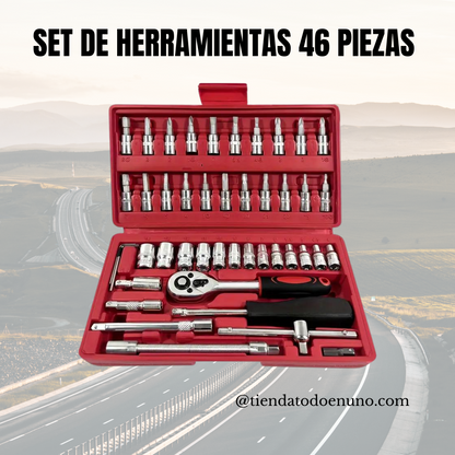 ⏰ CAJA DE HERRAMIENTAS - 46 PIEZAS ¡OFERTA LIMITADA!