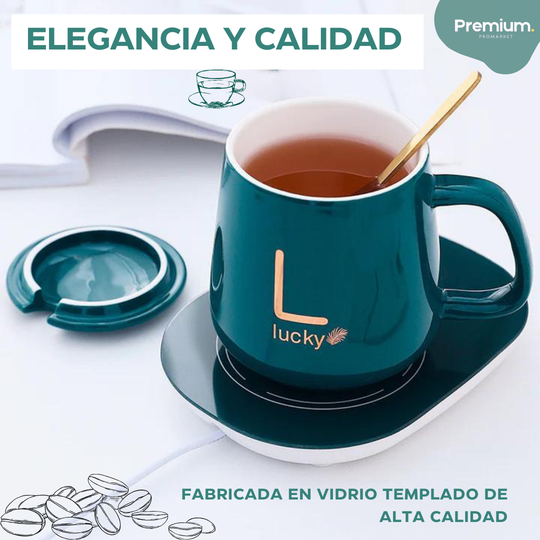 TAZA CON CALENTADOR ELECTRICO "MAMÁ TE AMO" + ENVIO GRATIS + PAGA EN CASA