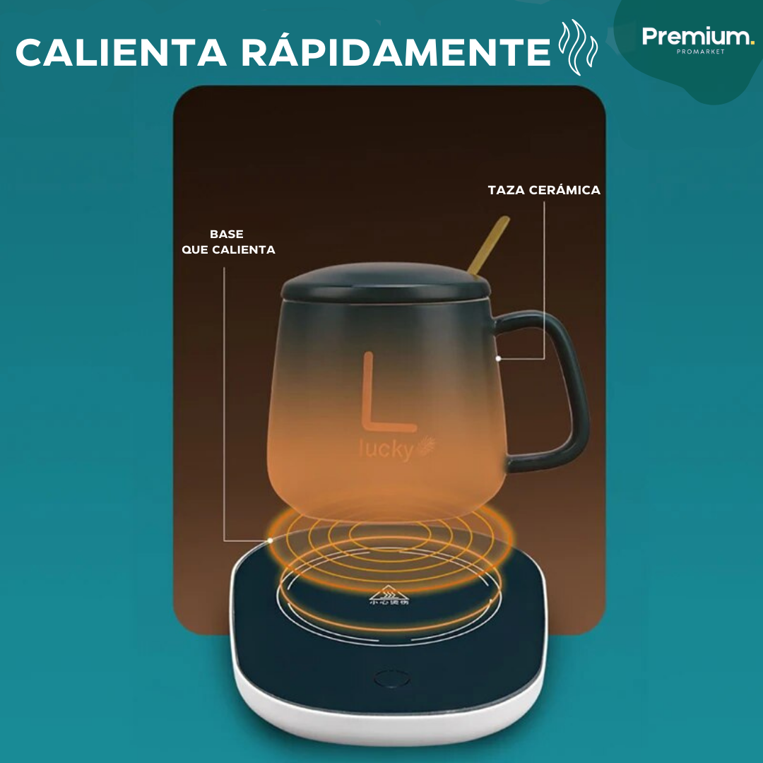 TAZA CON CALENTADOR ELECTRICO "MAMÁ TE AMO" + ENVIO GRATIS + PAGA EN CASA