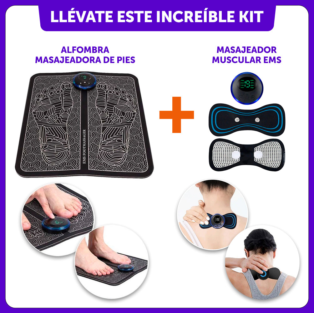 MASAJEADOR DE PIES + GRATIS UN MASAJEADOR MUSCULAR COMO COMPLEMENTO IDEAL 🤩 + ENVIO GRATIS + PAGA EN CASA)